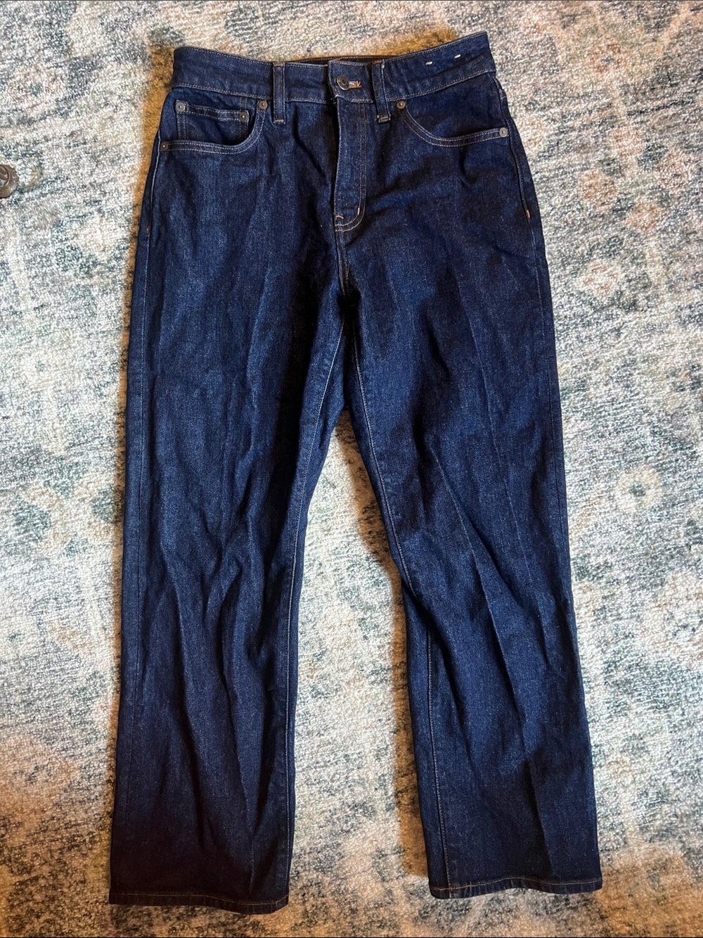 Madewell Women's Straight-Leg Jeans in Dark Indigo
